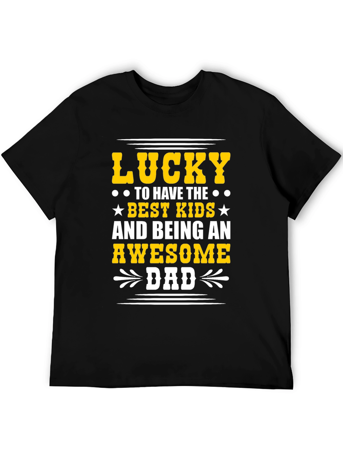 Lucky Awesome Dad T-Shirt