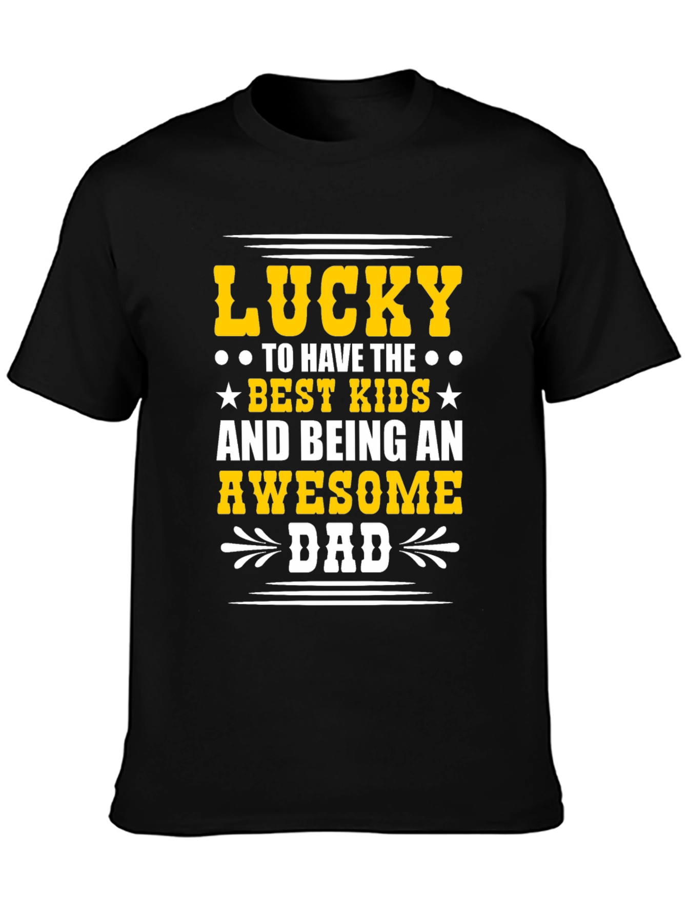 Lucky Awesome Dad T-Shirt