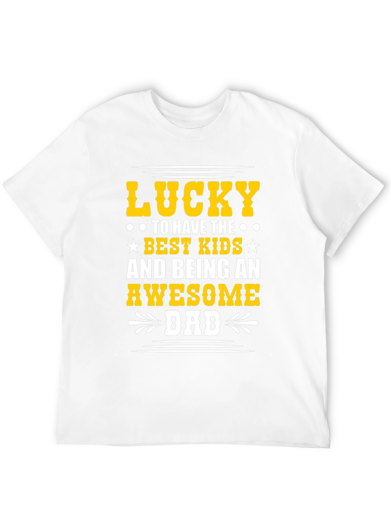 Lucky Awesome Dad T-Shirt