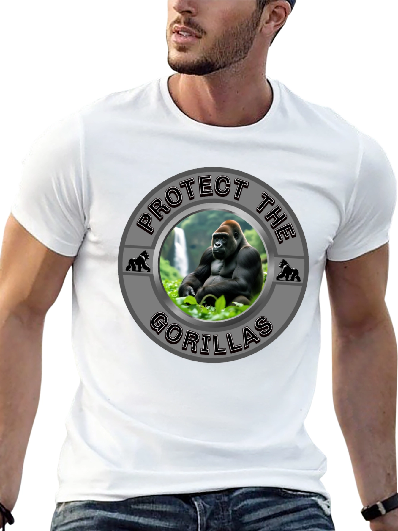 Protect The Gorillas Graphic T-Shirt
