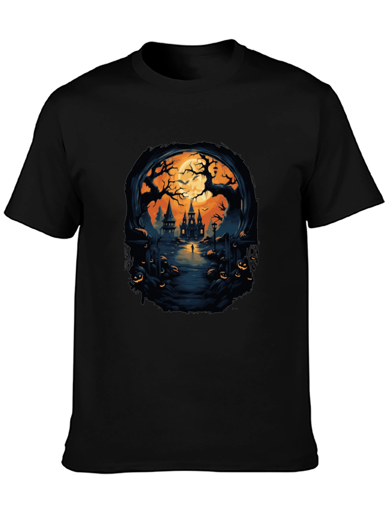 Spooky Halloween Castle T-Shirt