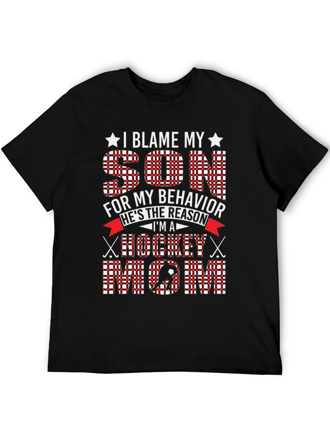 Hockey Mom Graphic Tee - Blame My Son!