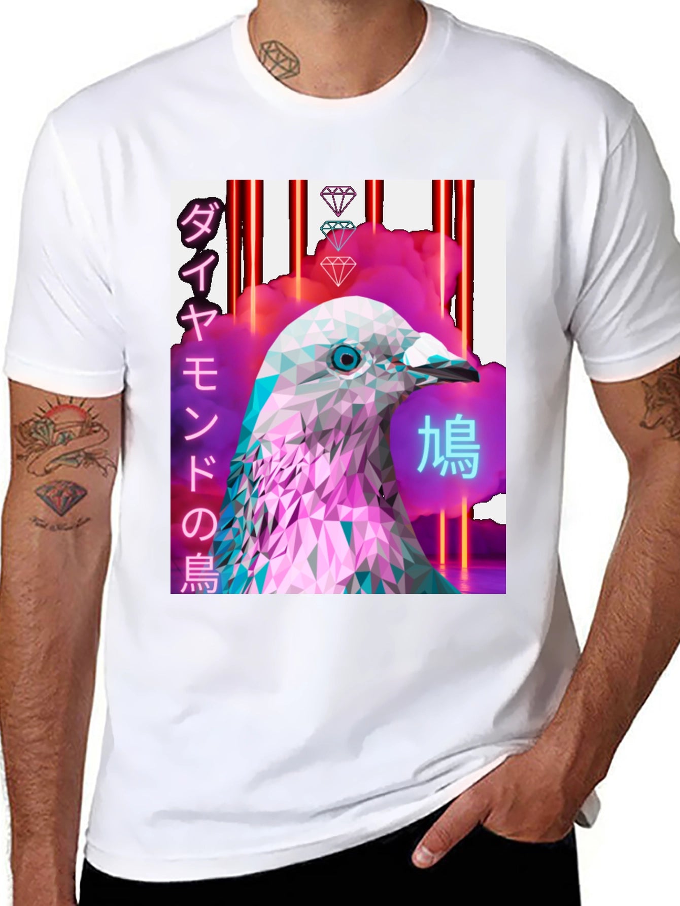 Abstract Pigeon T-Shirt