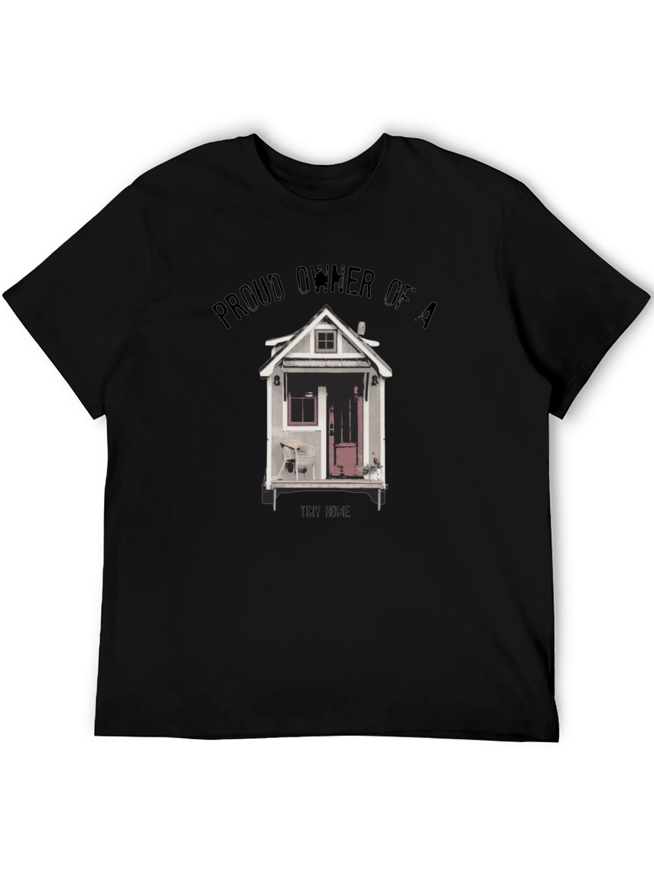 Proud Tiny Home Owner Graphic Tee - Black