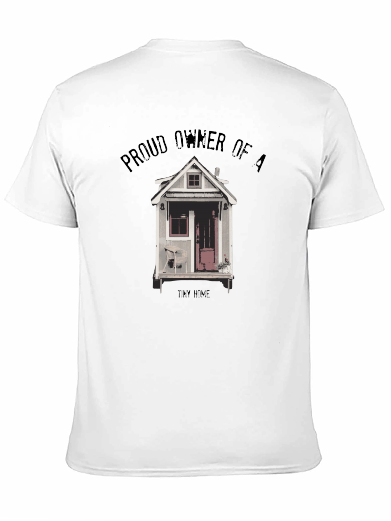 Proud Tiny Home Owner Graphic Tee - Black