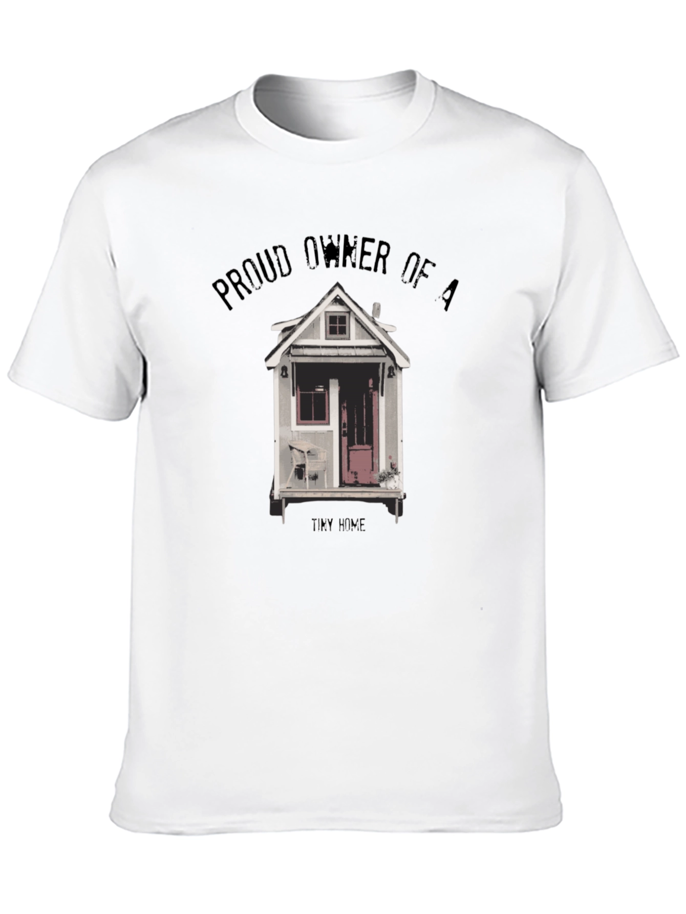 Proud Tiny Home Owner Graphic Tee - Black