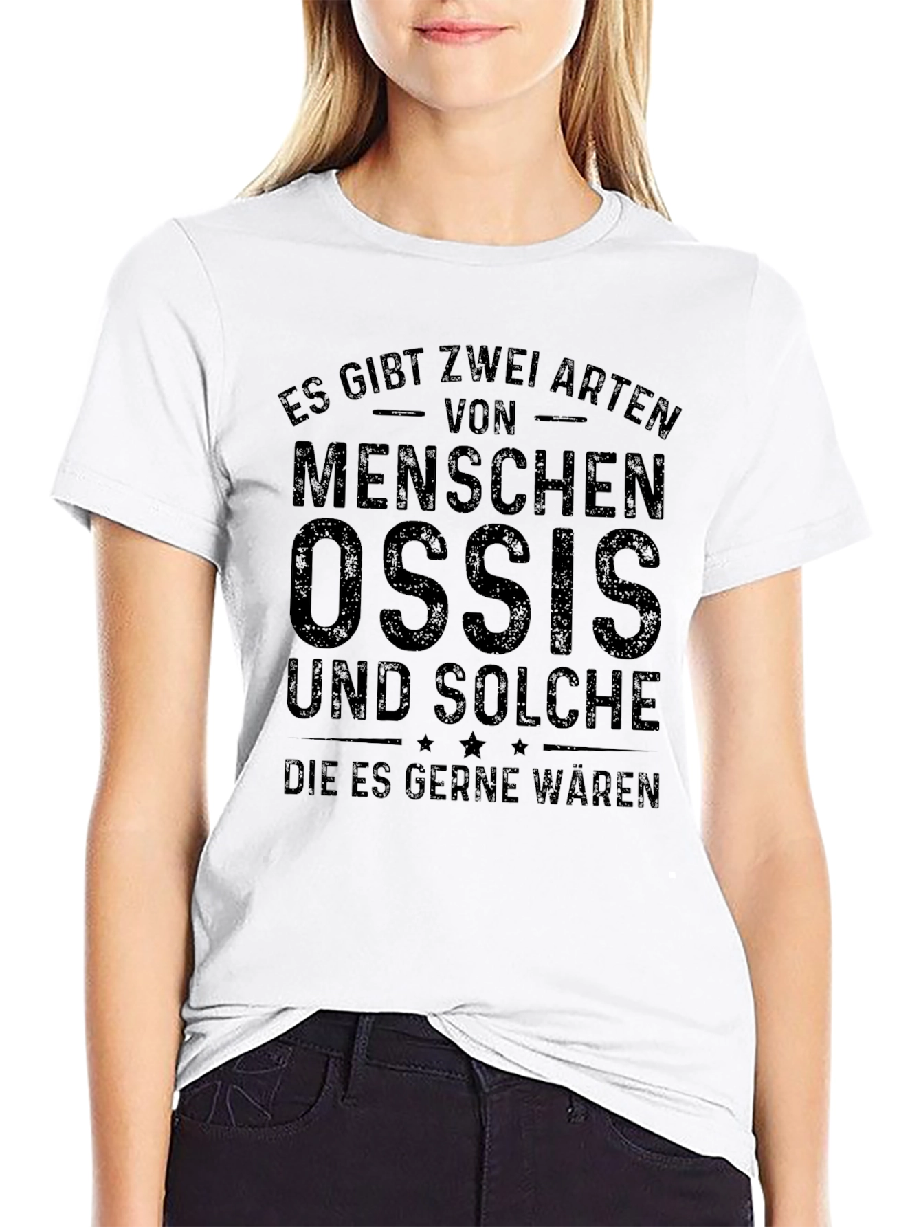 Mens Black T-Shirt with Ossis Graphic