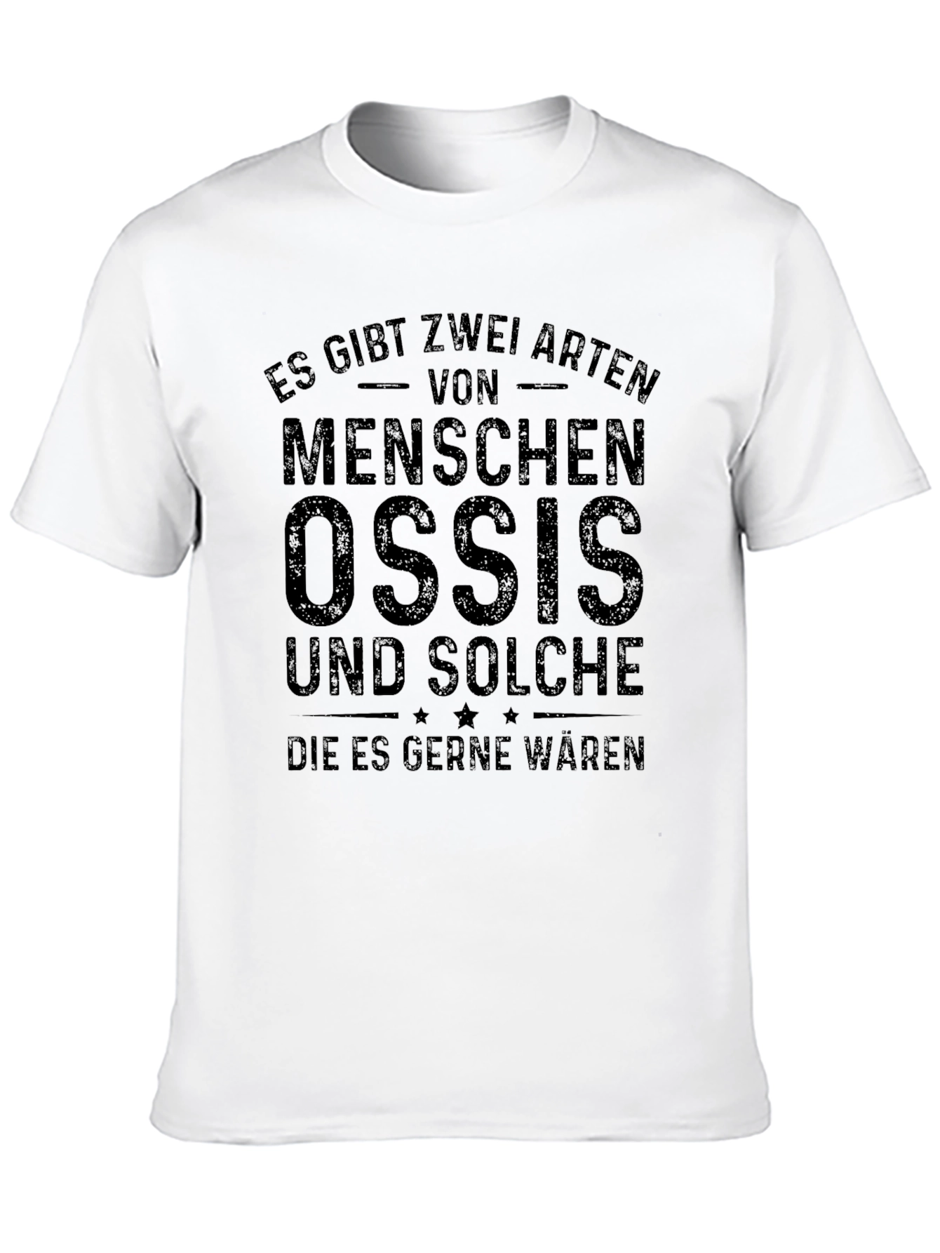 Mens Black T-Shirt with Ossis Graphic