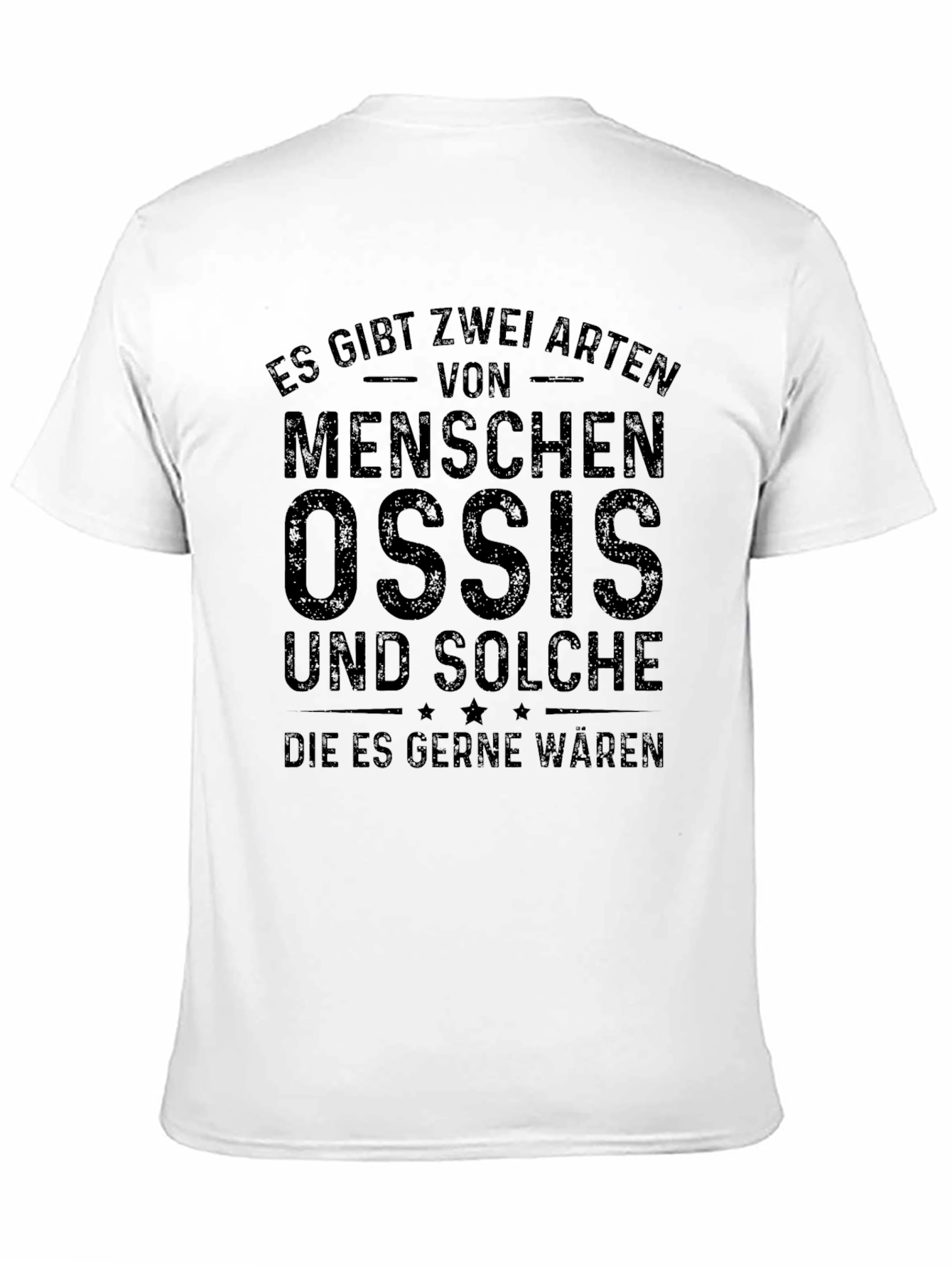 Mens Black T-Shirt with Ossis Graphic