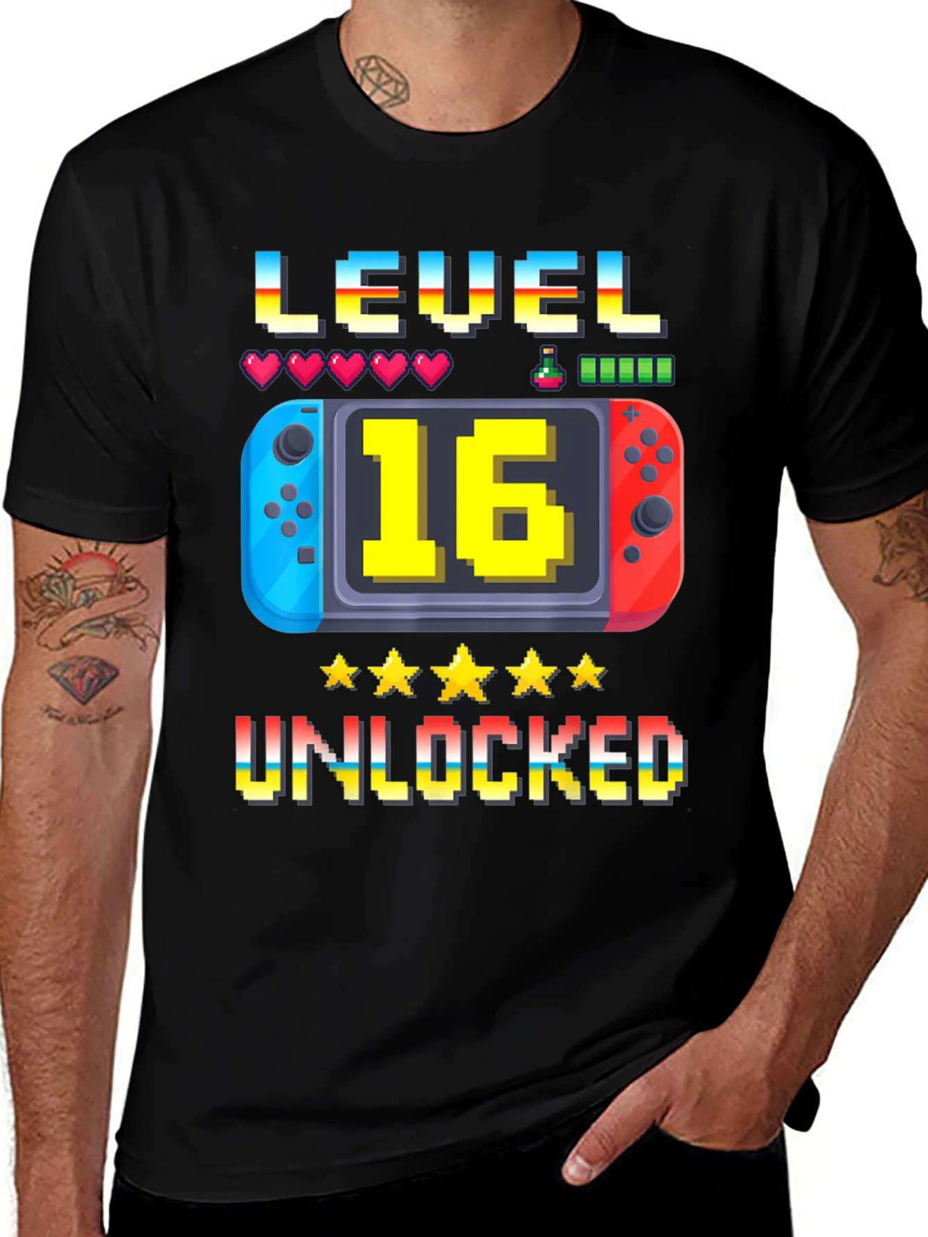 Level 16 Unlocked Graphic Tee