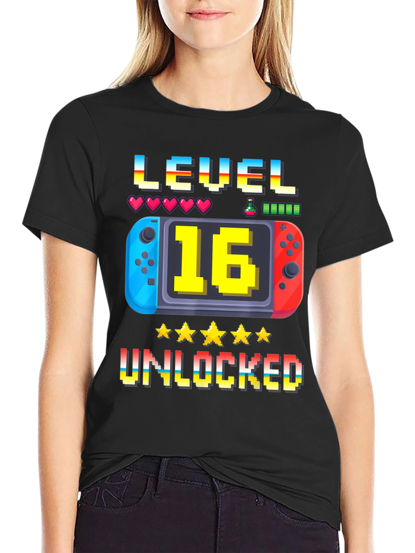 Level 16 Unlocked Graphic Tee
