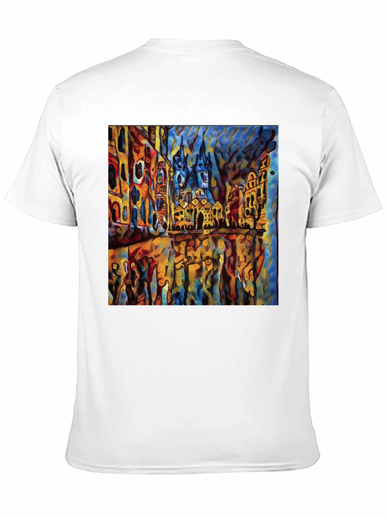 Abstract Cityscape Graphic T-Shirt