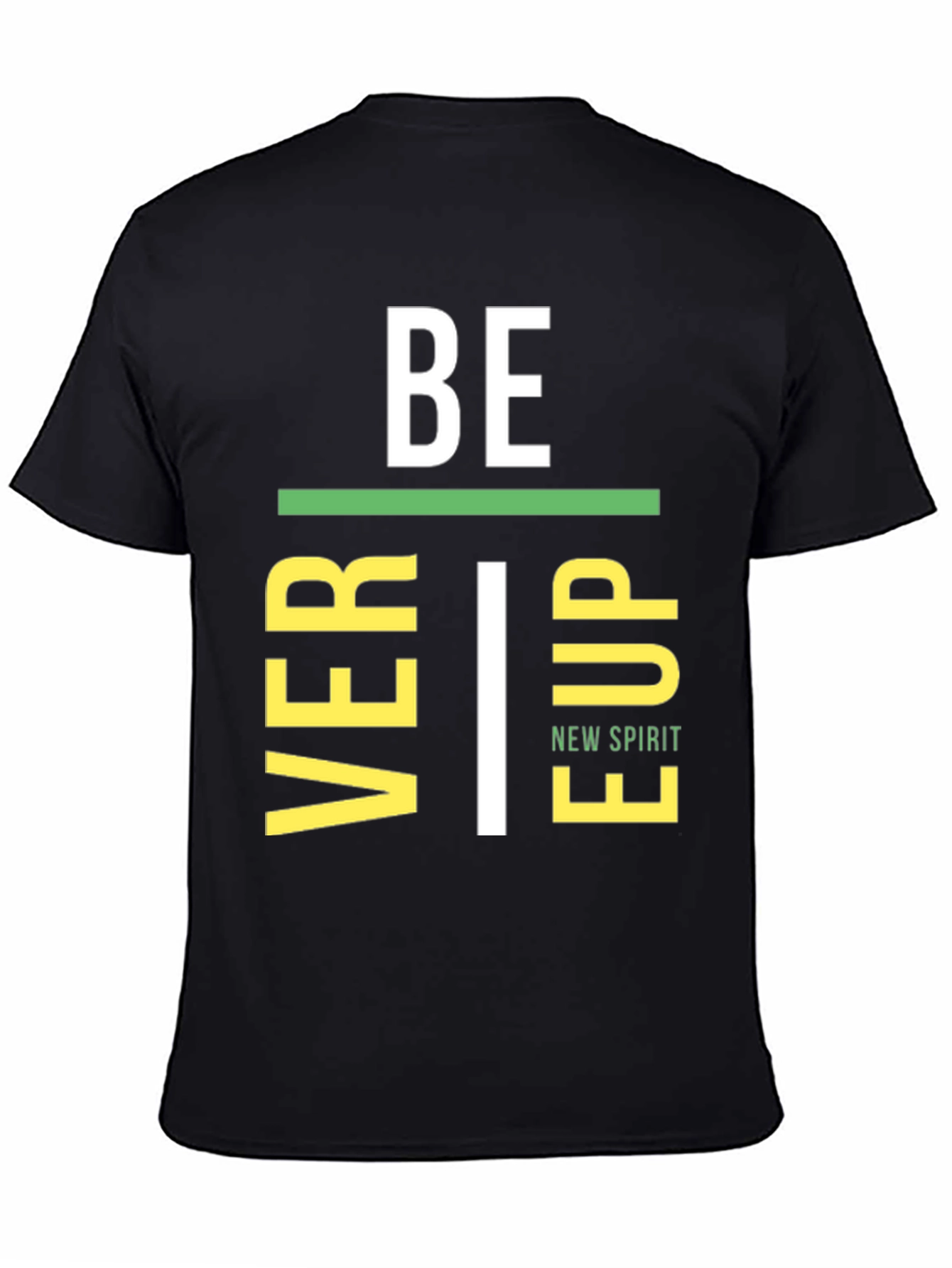Stylish Black T-Shirt with Bold Graphic Print