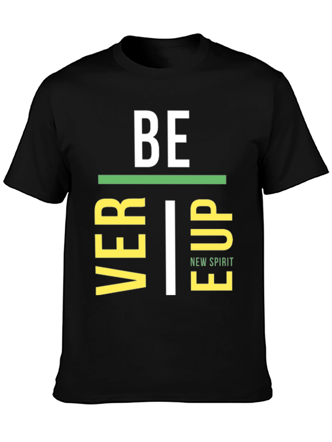 Stylish Black T-Shirt with Bold Graphic Print