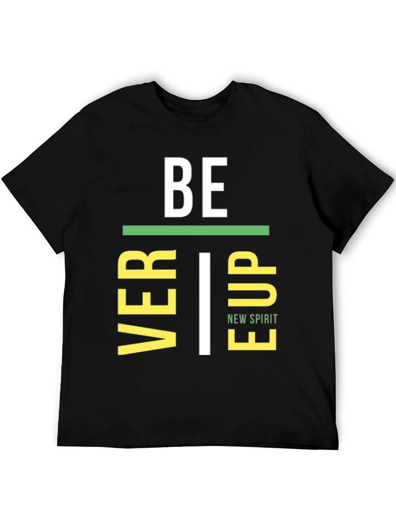 Stylish Black T-Shirt with Bold Graphic Print