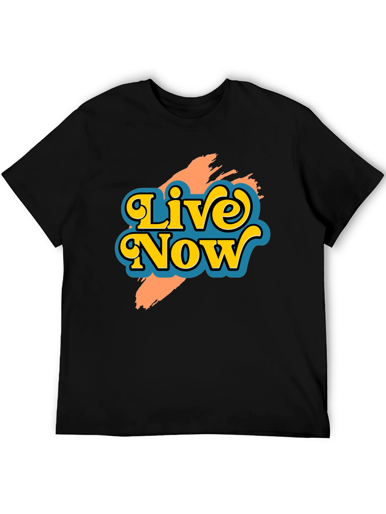 Live Now Graphic Tee - Retro Style T-Shirt