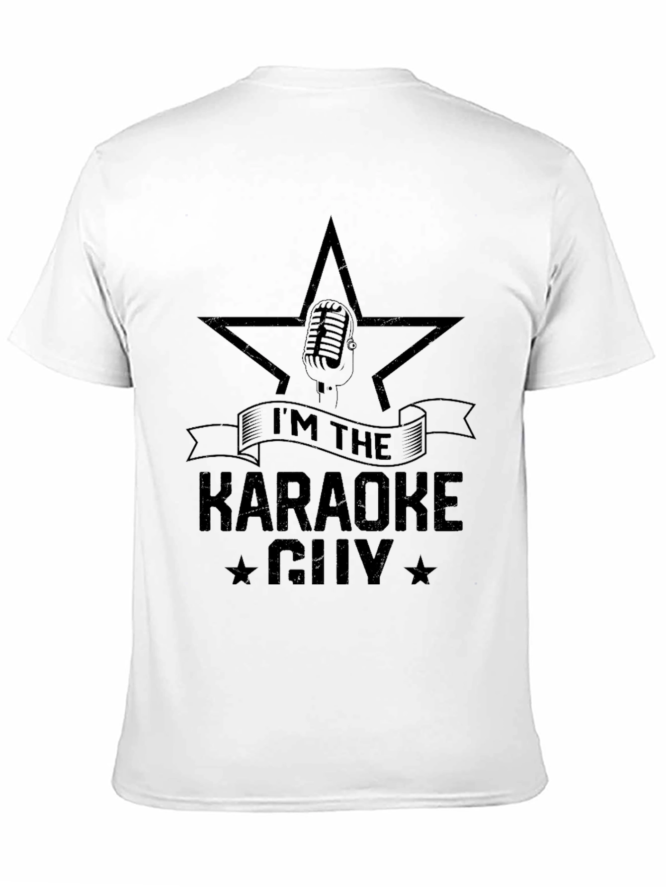 Karaoke Guy T-Shirt - Microphone Star Design