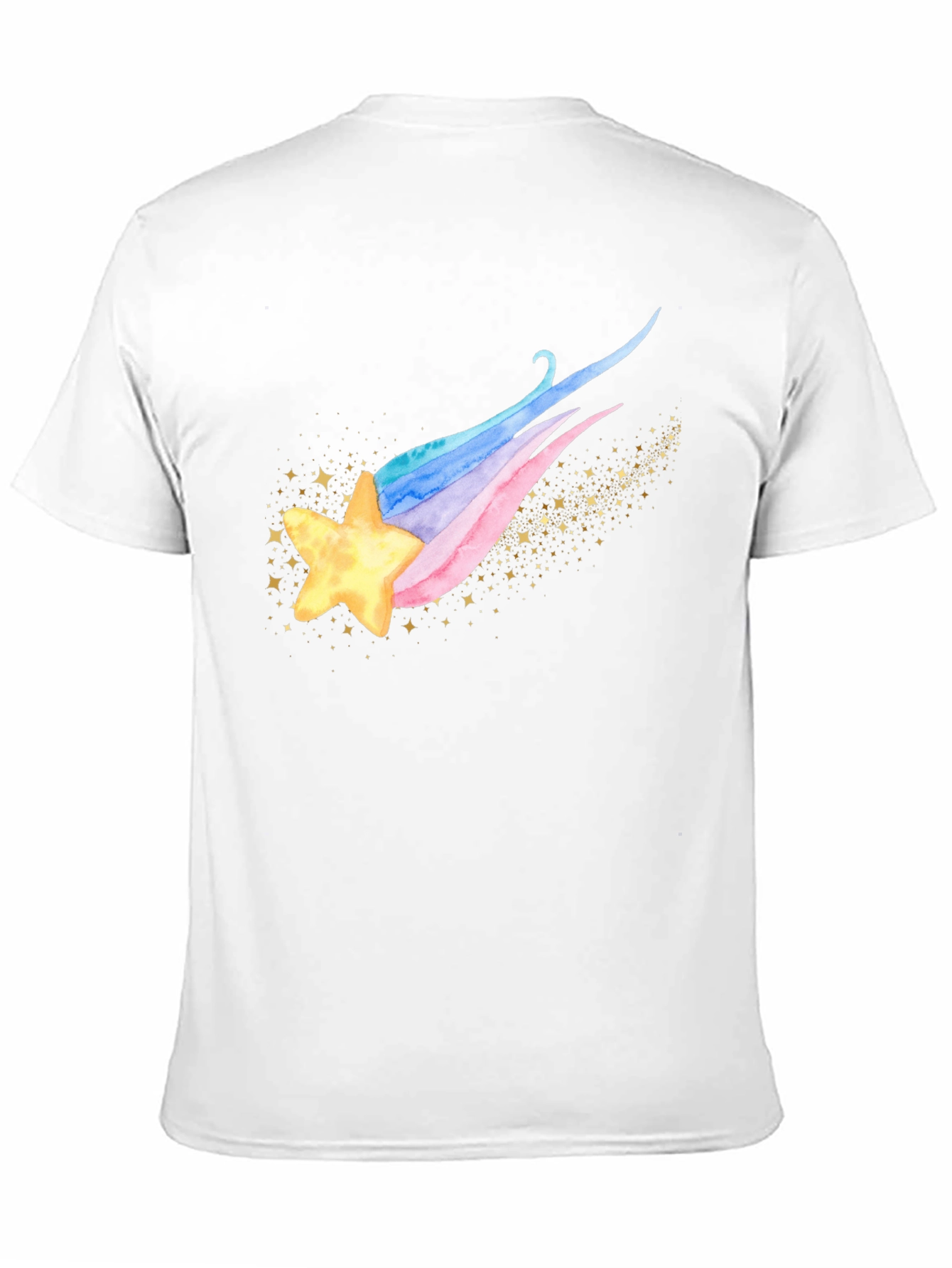 Shooting Star Graphic Tee - Trendy Celestial Design