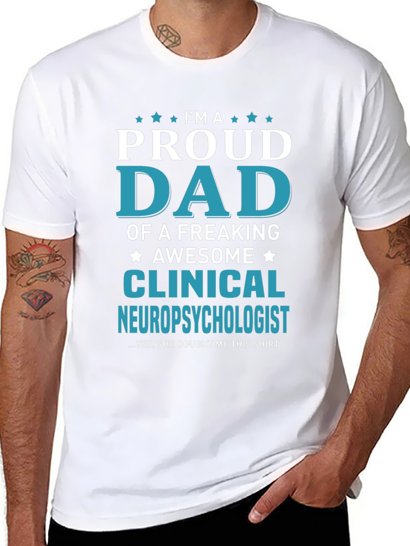 Proud Dad of a Clinical Neuropsychologist T-Shirt
