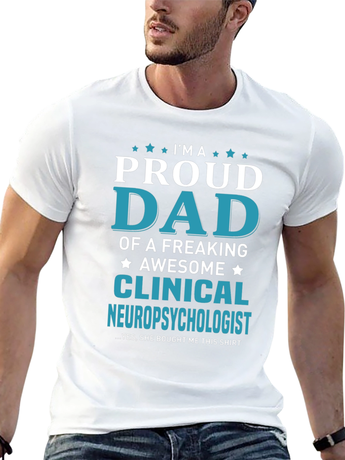 Proud Dad of a Clinical Neuropsychologist T-Shirt