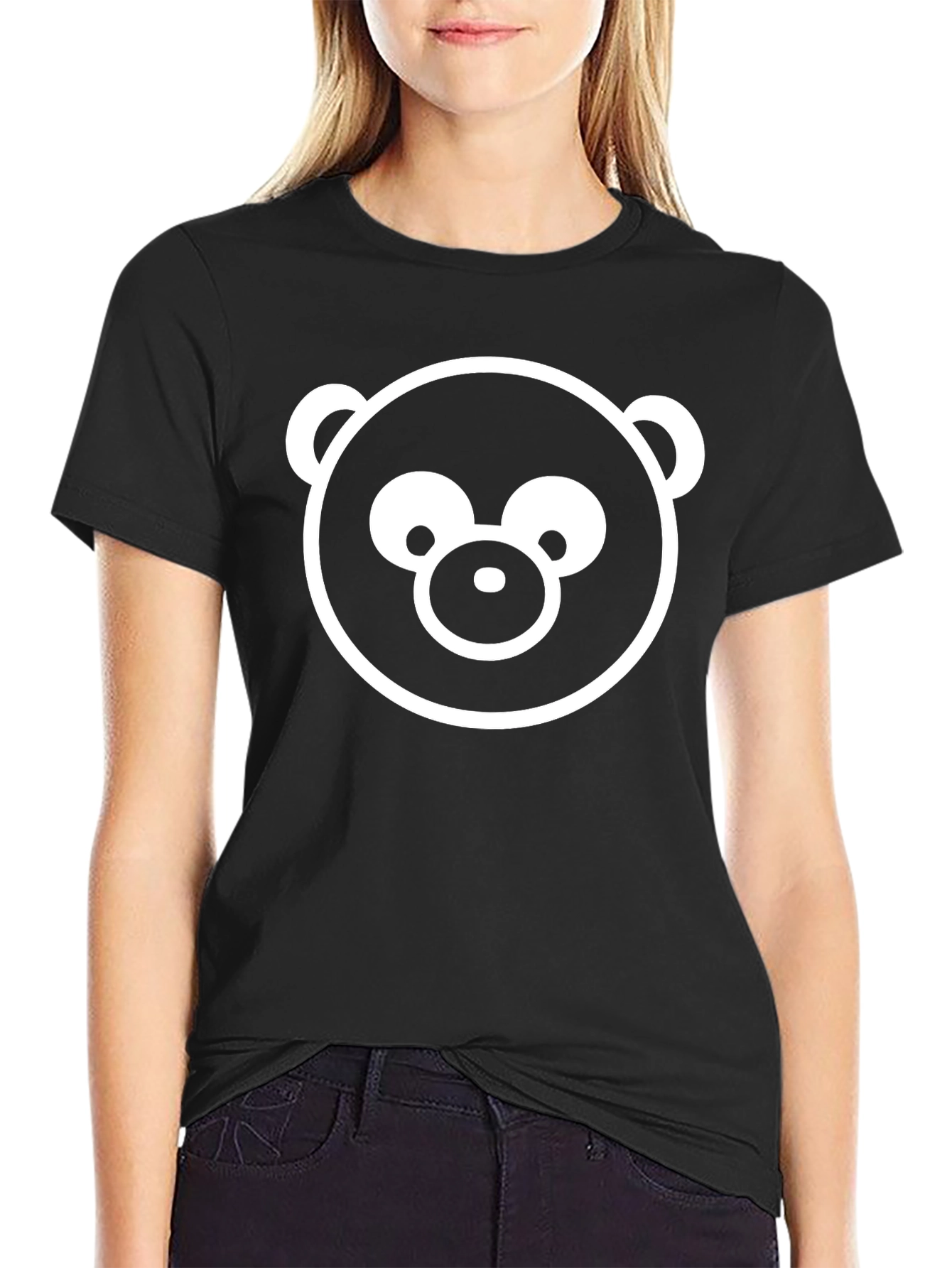 Cool Bear Graphic Black T-Shirt