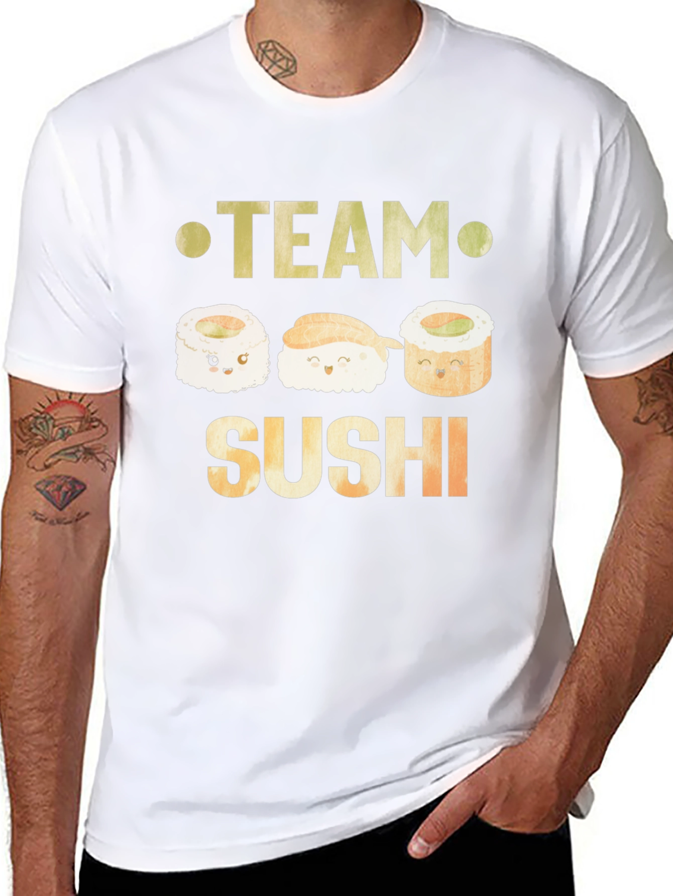 Team Sushi Graphic T-Shirt - Funny Sushi Lover Tee