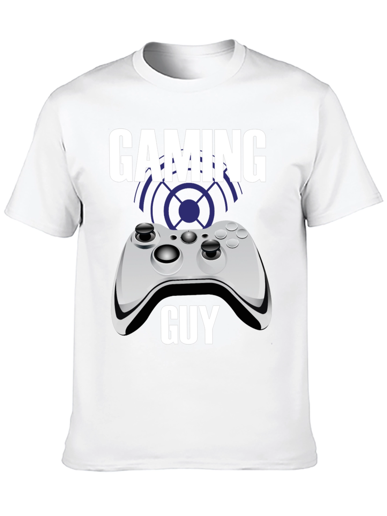 Gaming Guy Black T-Shirt with Controller Graphic