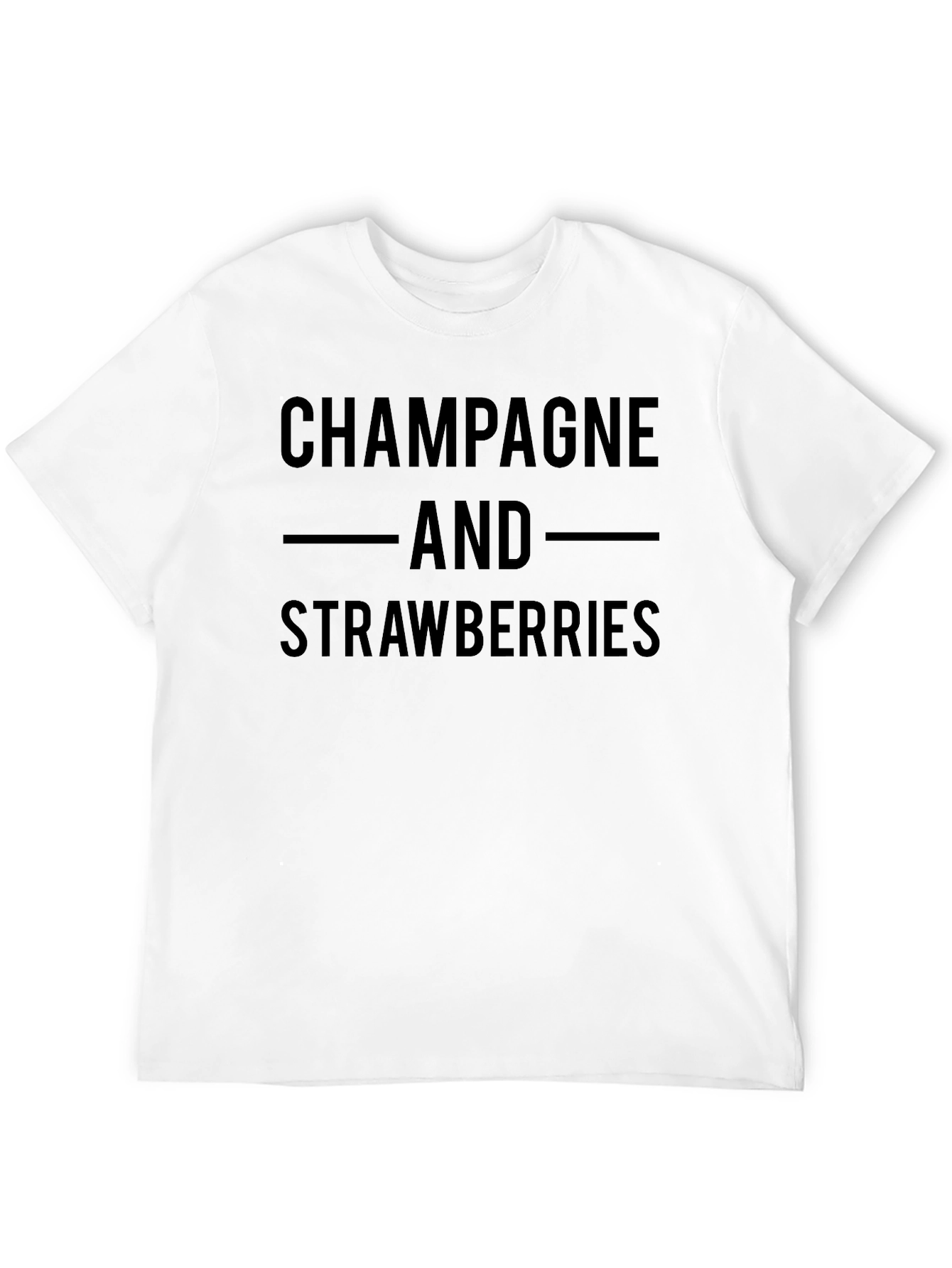 Champagne & Strawberries Graphic Tee