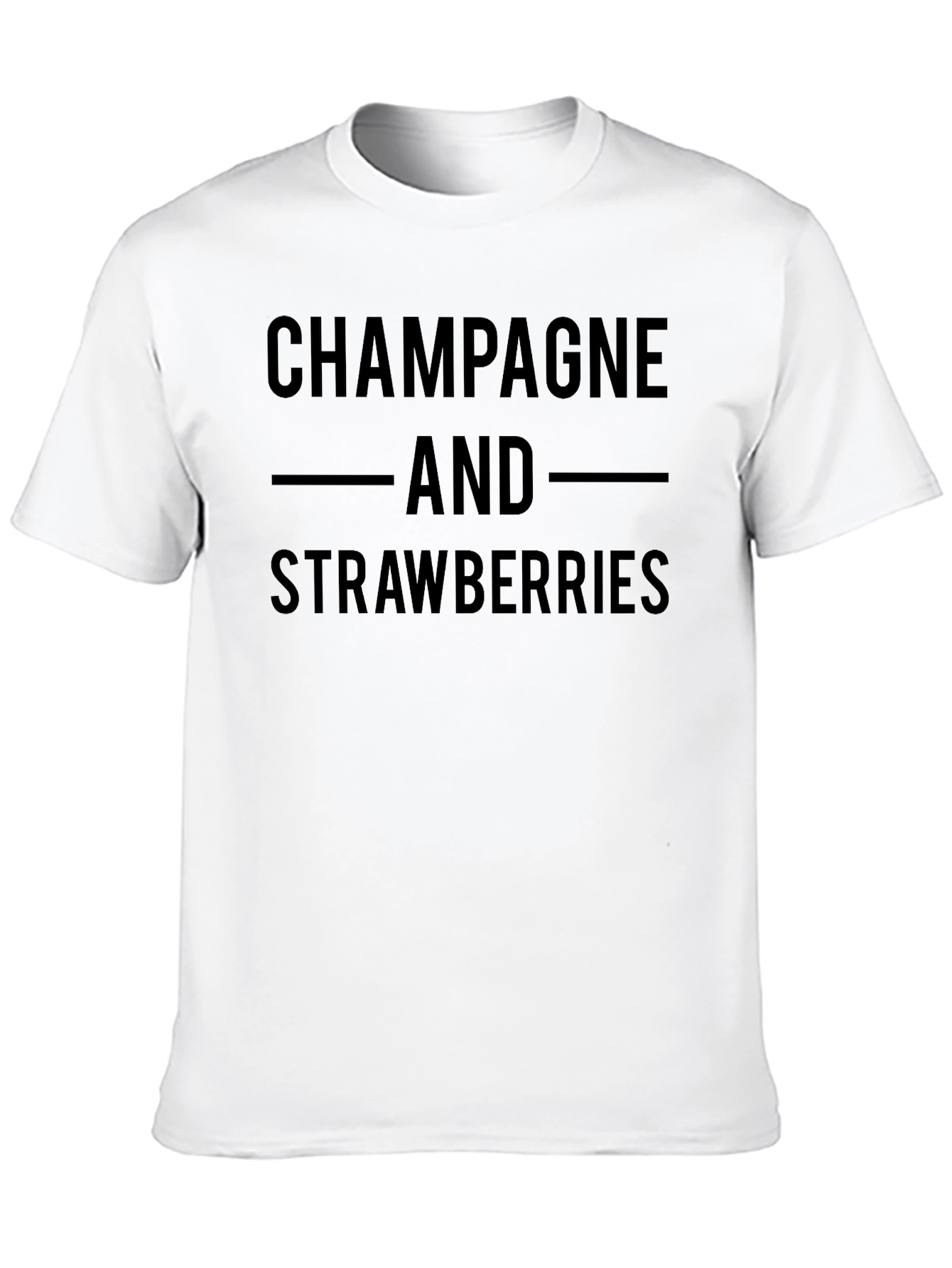 Champagne & Strawberries Graphic Tee