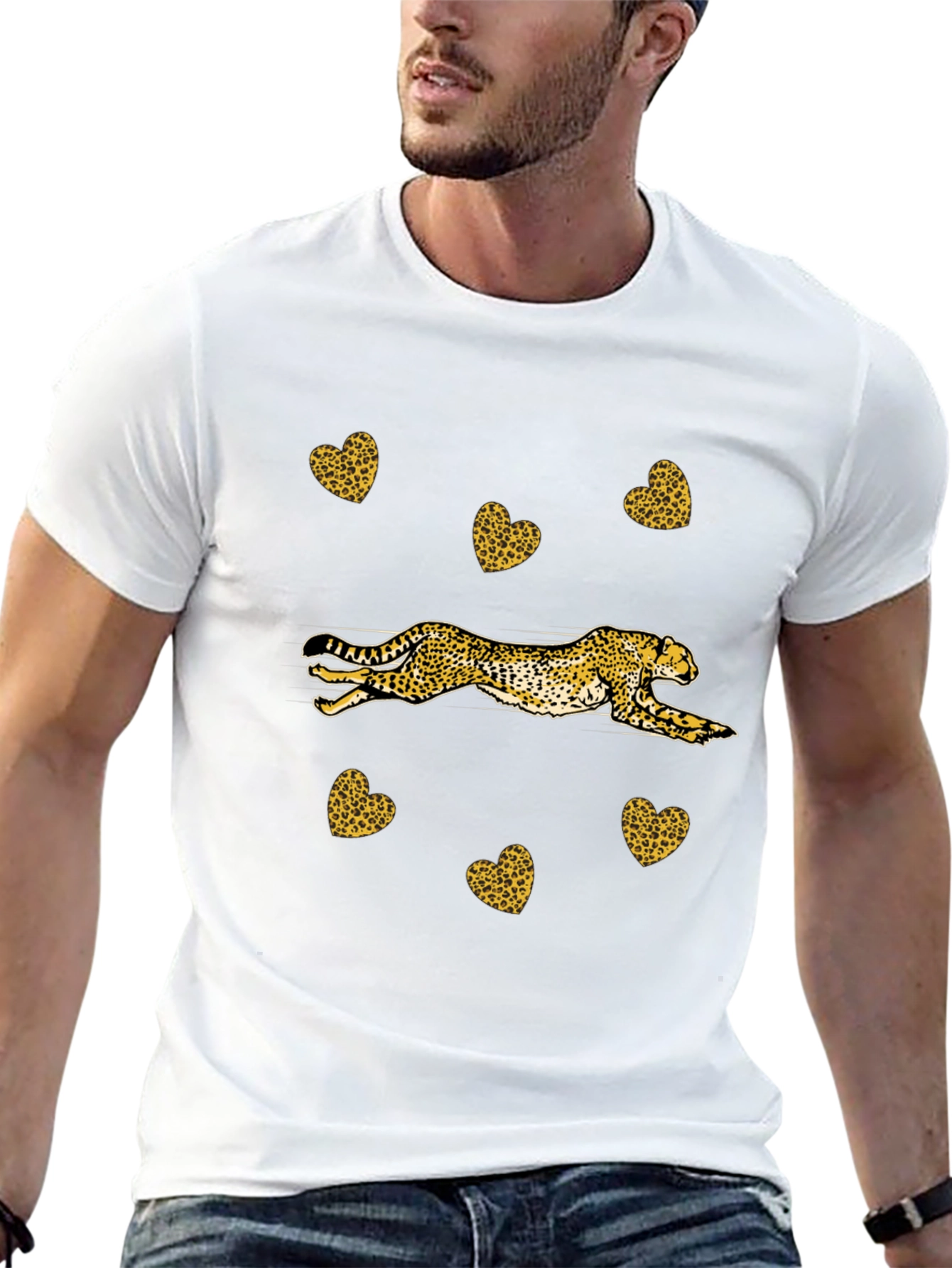 Leopard Print Graphic Tee