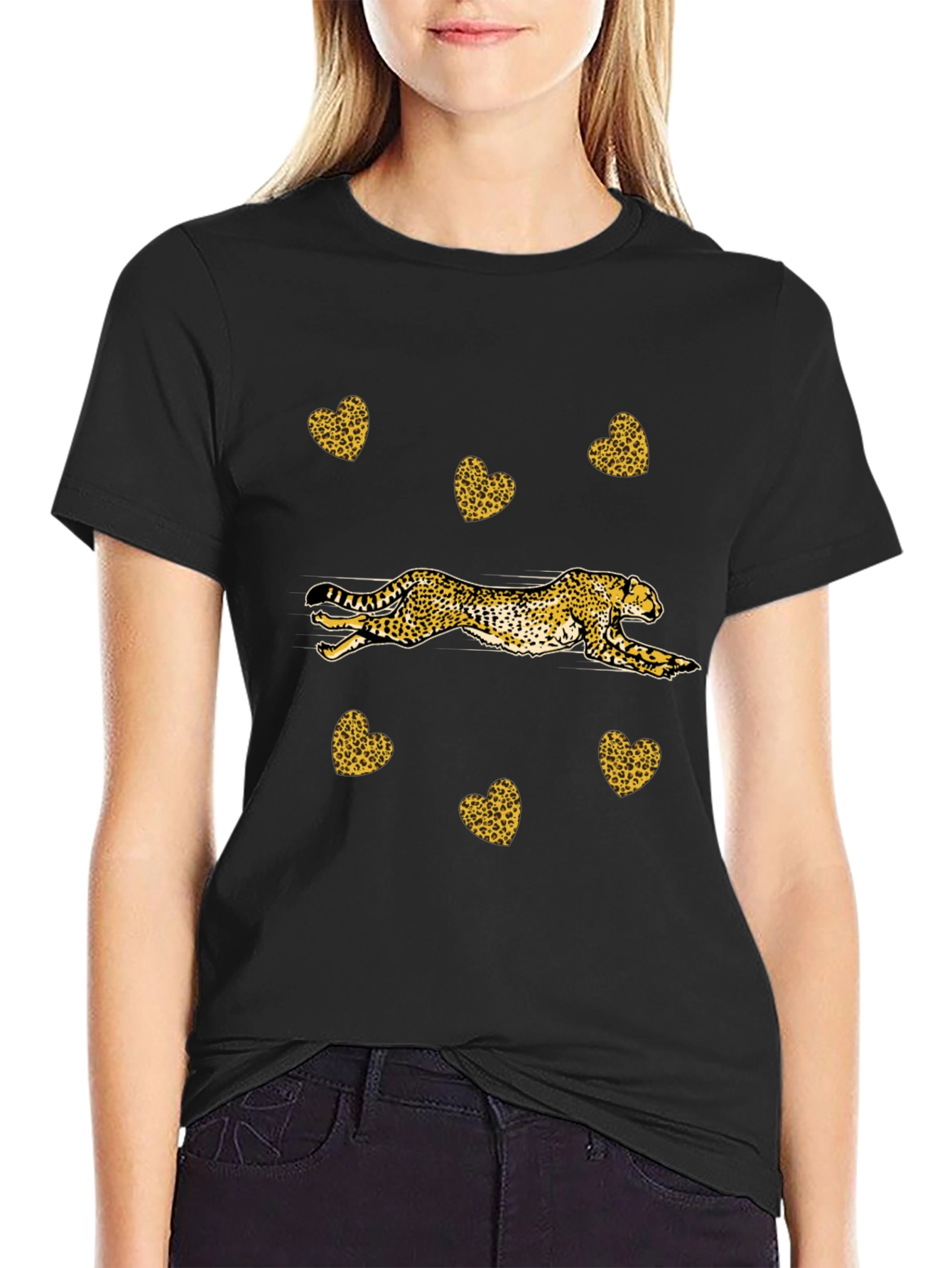 Leopard Print Graphic Tee