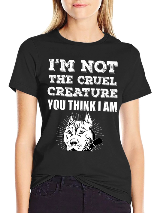 Pitbull Dog Lover T-Shirt - Cruel Creature Graphic Tee