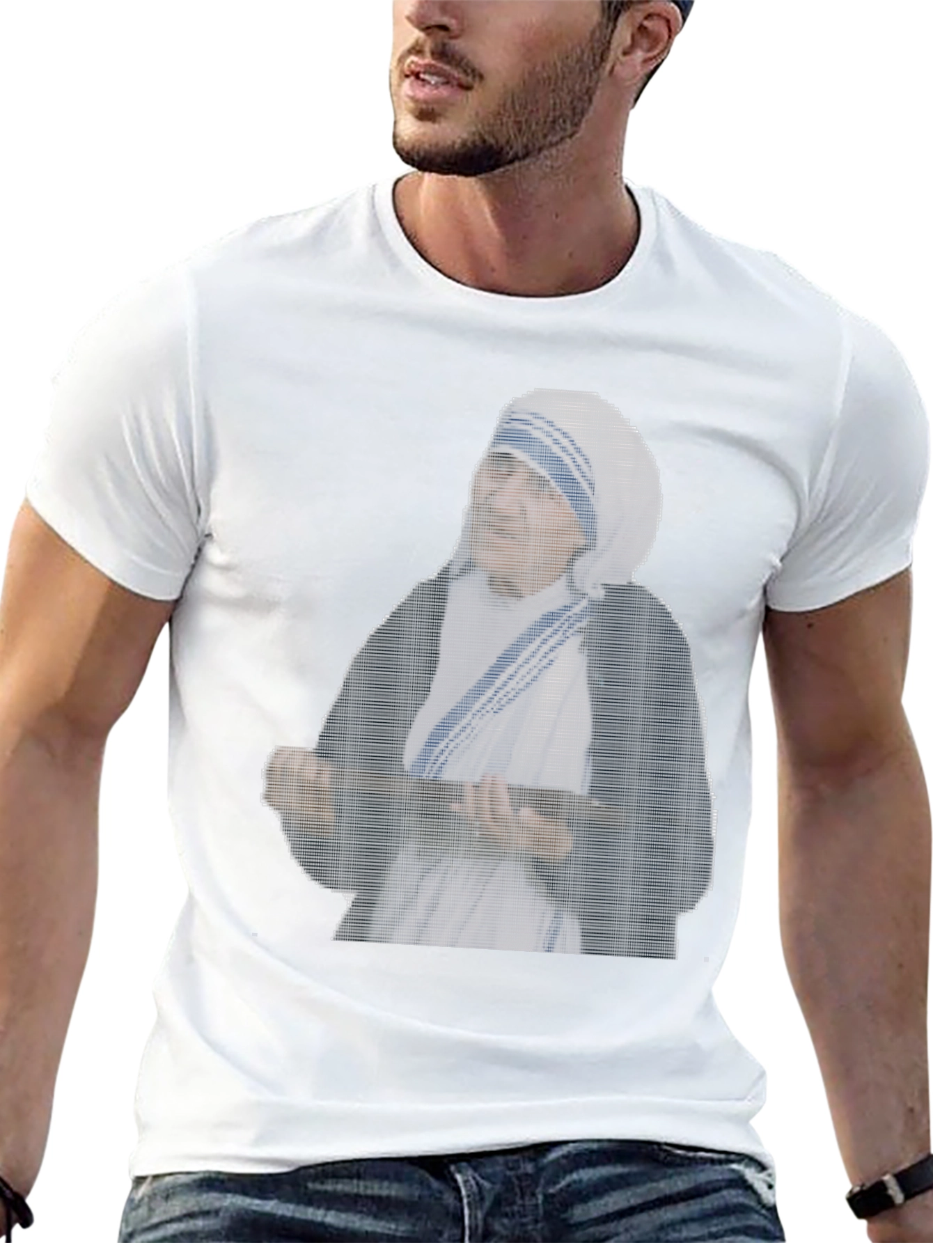 Mother Teresa Graphic Tee - Classic Black T-Shirt