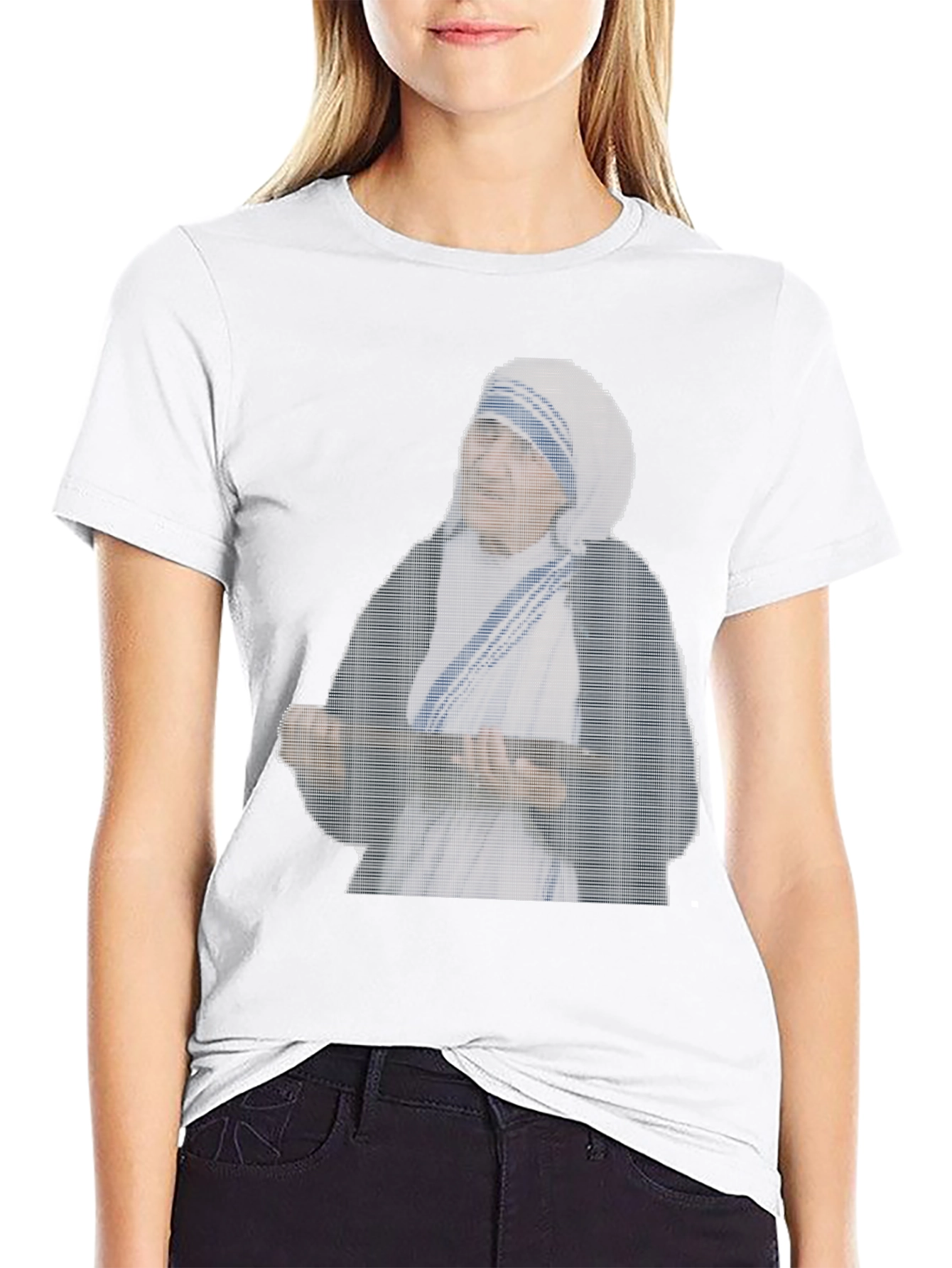 Mother Teresa Graphic Tee - Classic Black T-Shirt