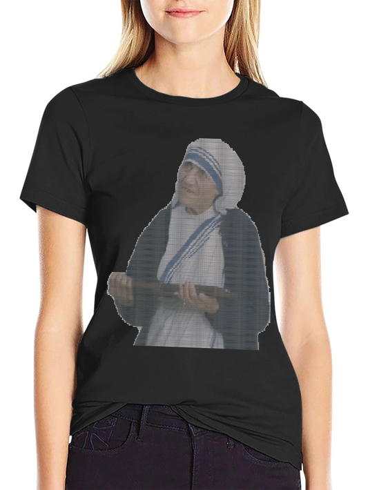Mother Teresa Graphic Tee - Classic Black T-Shirt