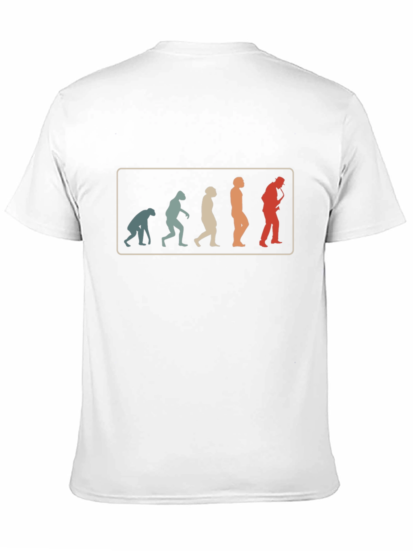 Evolution of Saxophone Player T-Shirt - Retro Music Tee