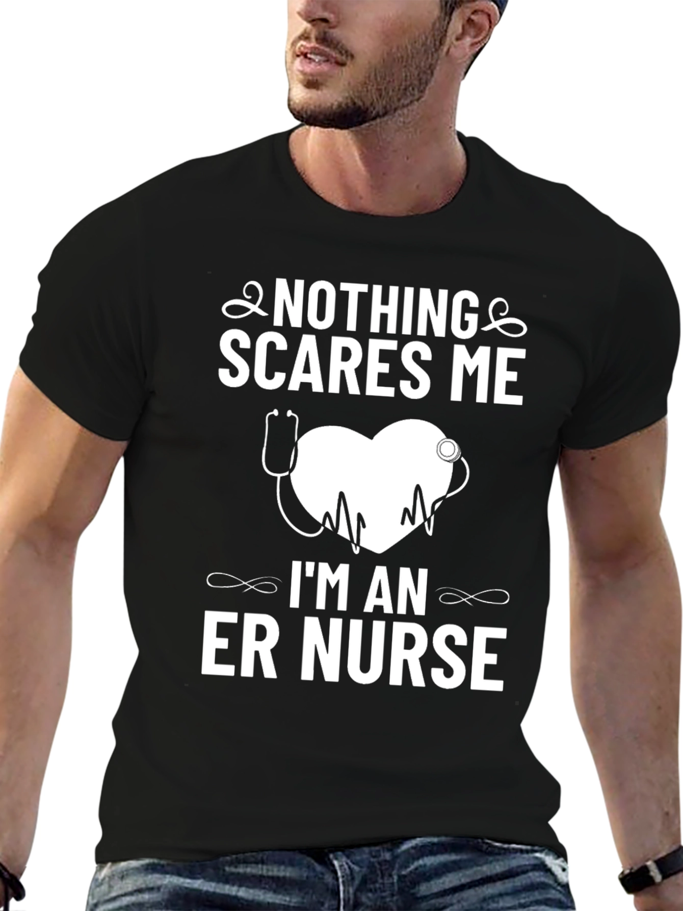 Nothing Scares Me ER Nurse T-Shirt