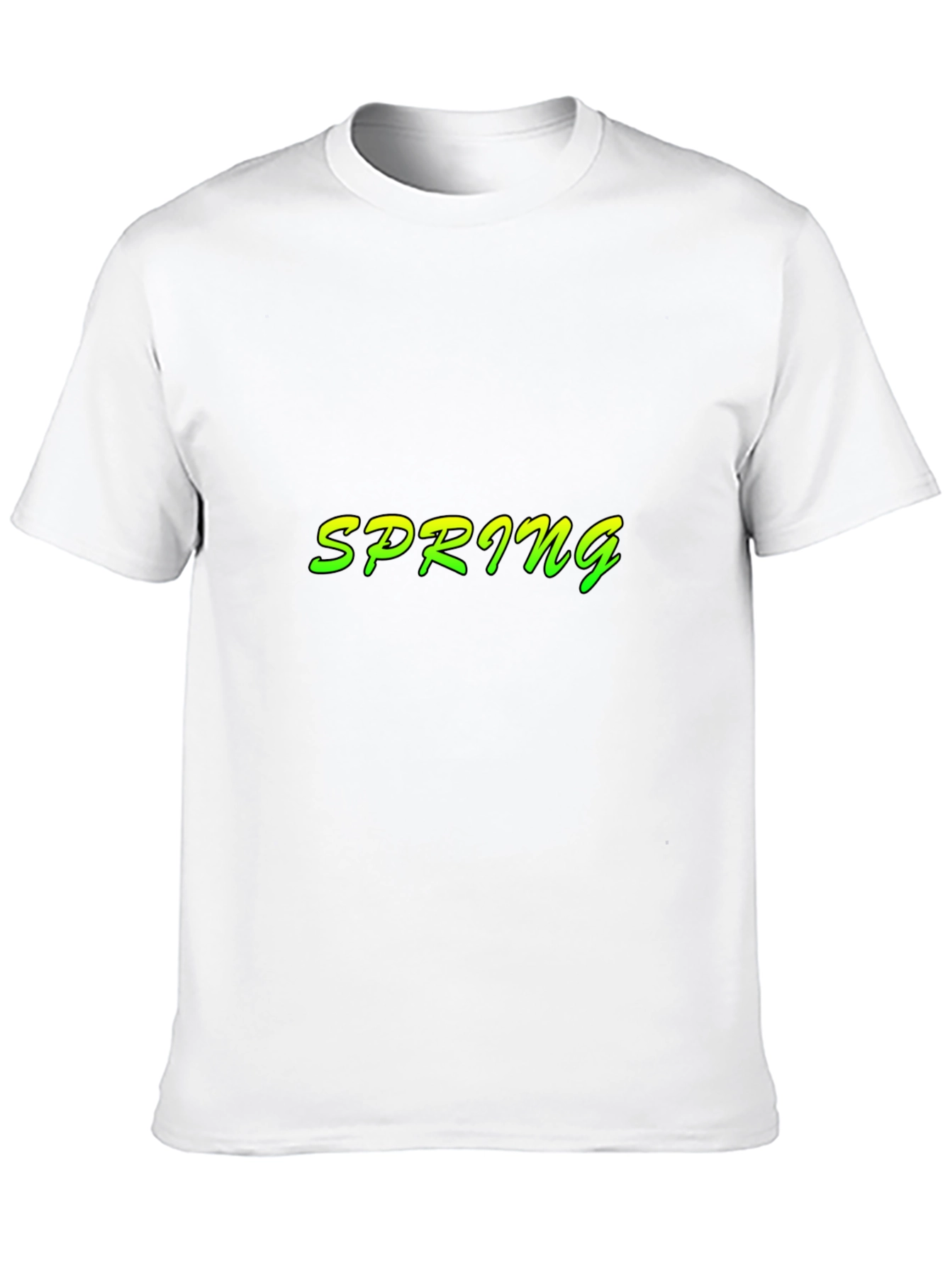 Spring T-Shirt - Black - Short Sleeve