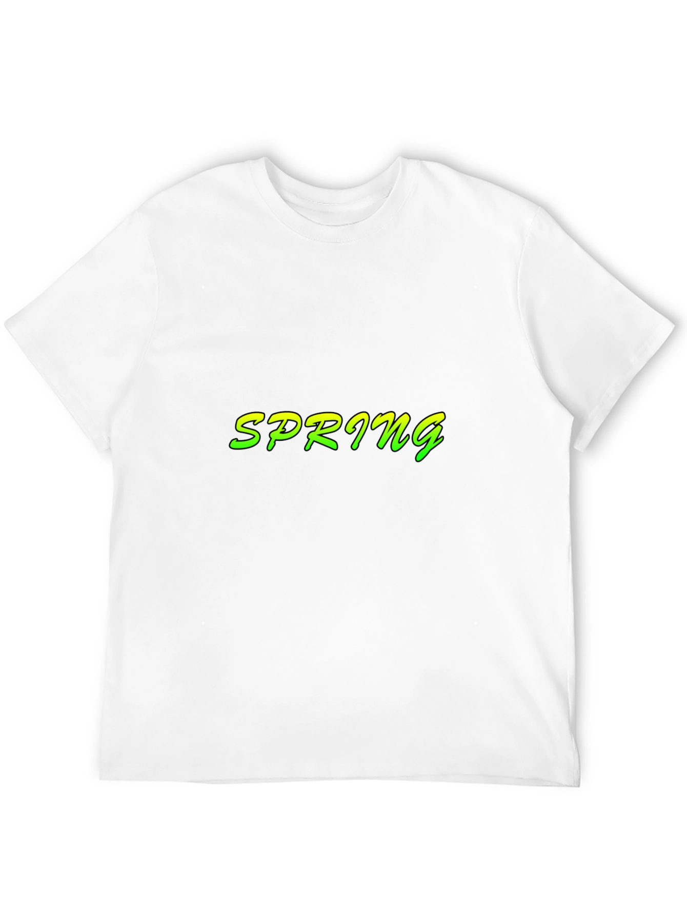 Spring T-Shirt - Black - Short Sleeve