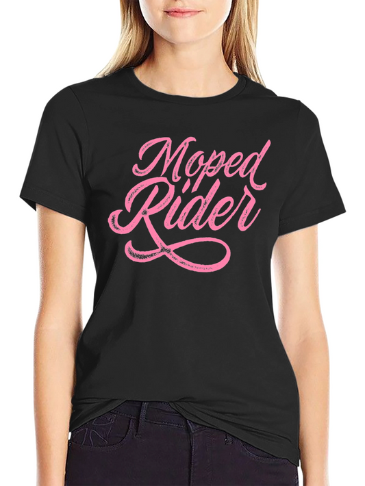 Moped Rider Graphic Tee