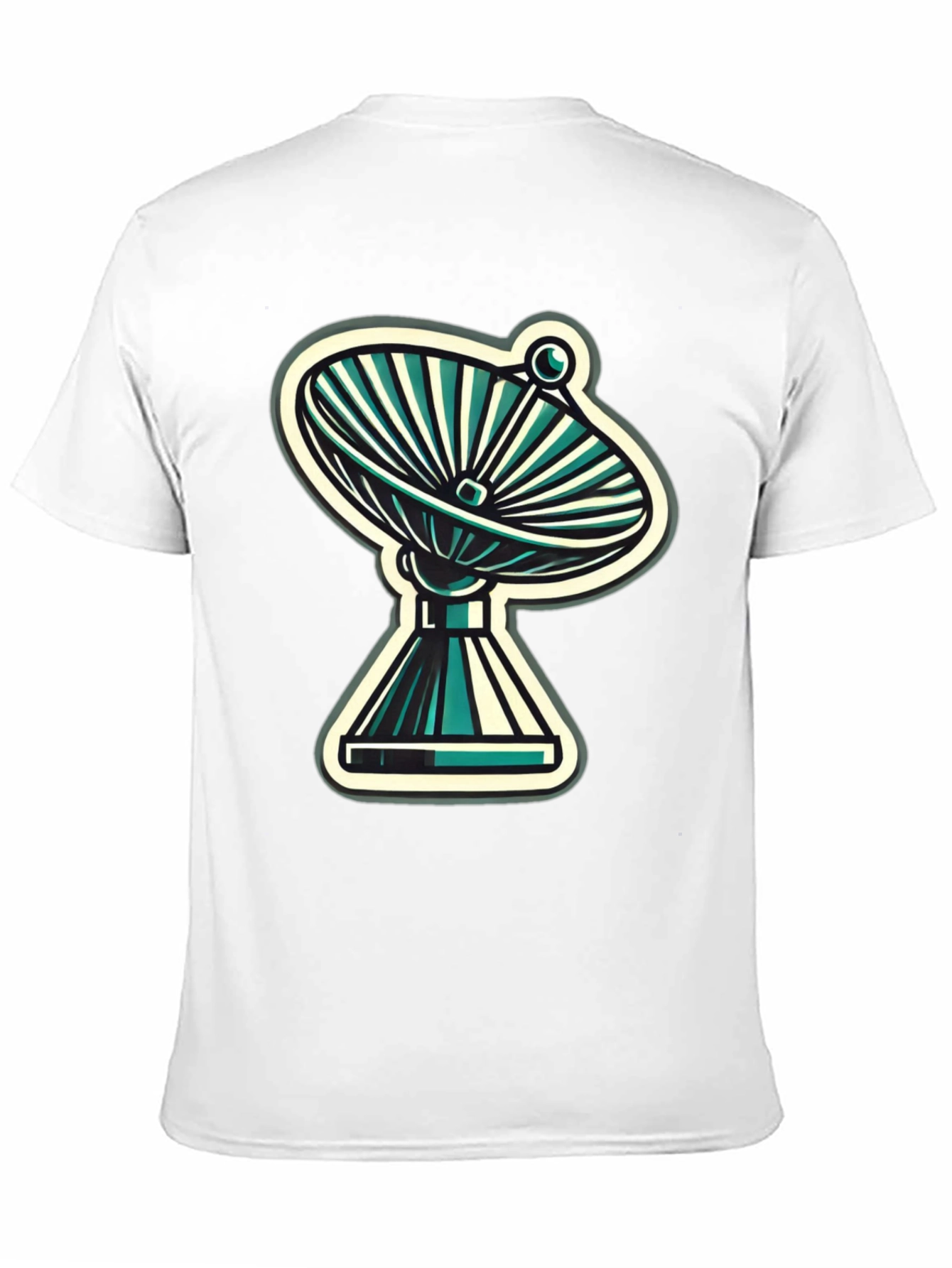 Retro Satellite Dish Graphic Tee