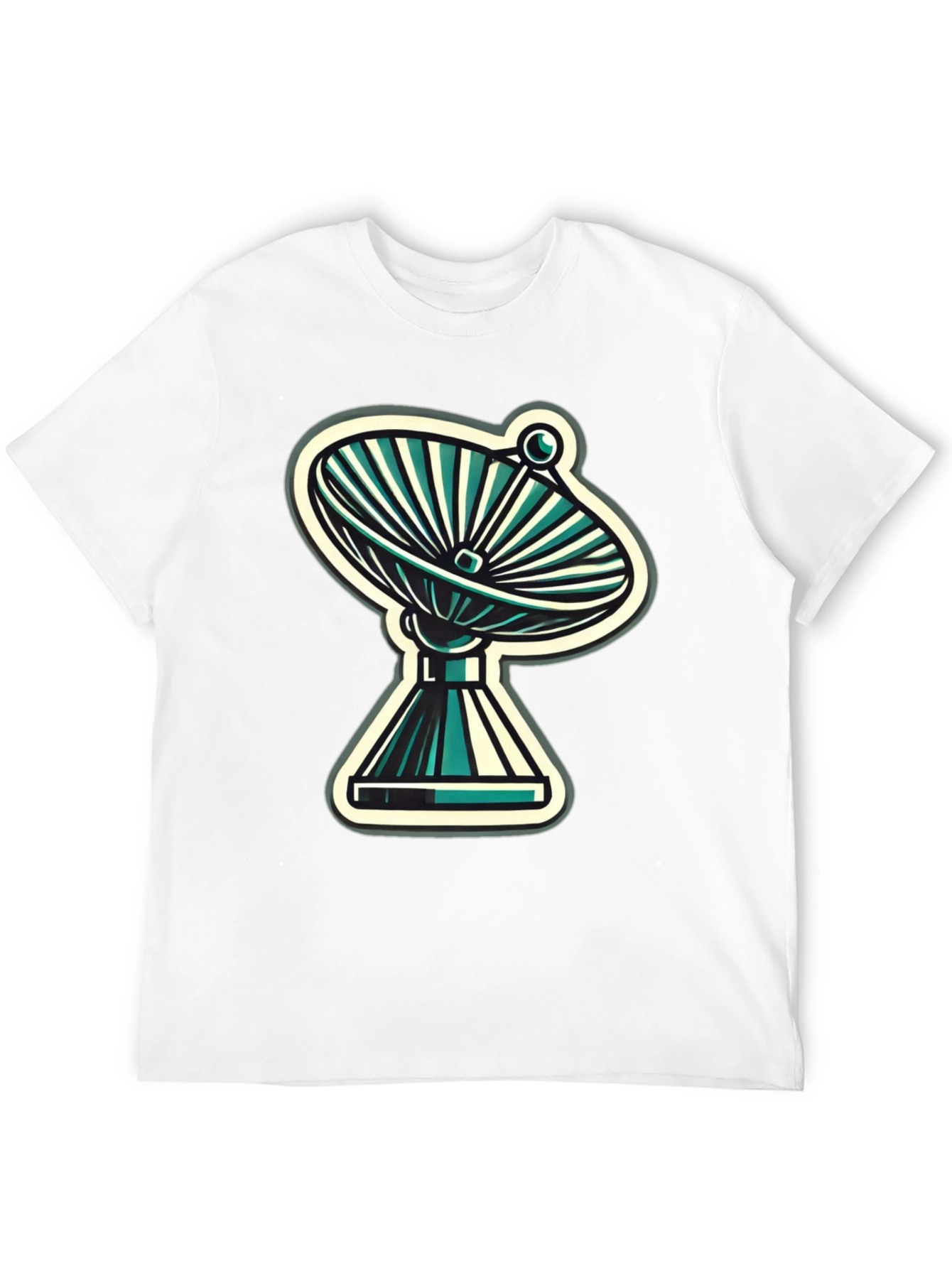 Retro Satellite Dish Graphic Tee