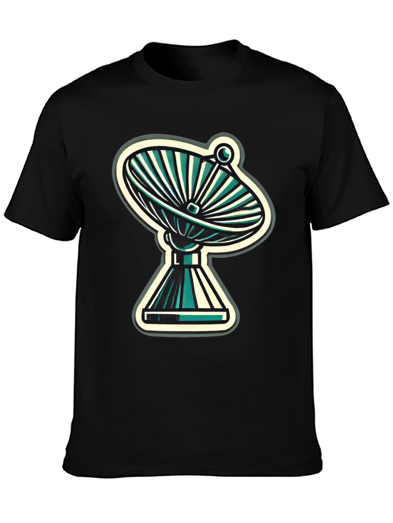 Retro Satellite Dish Graphic Tee