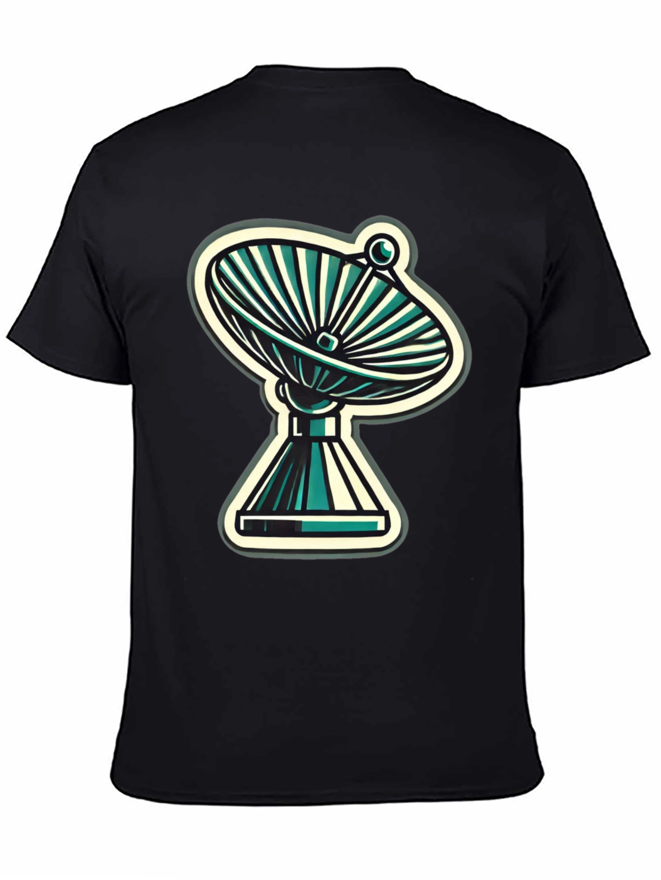Retro Satellite Dish Graphic Tee