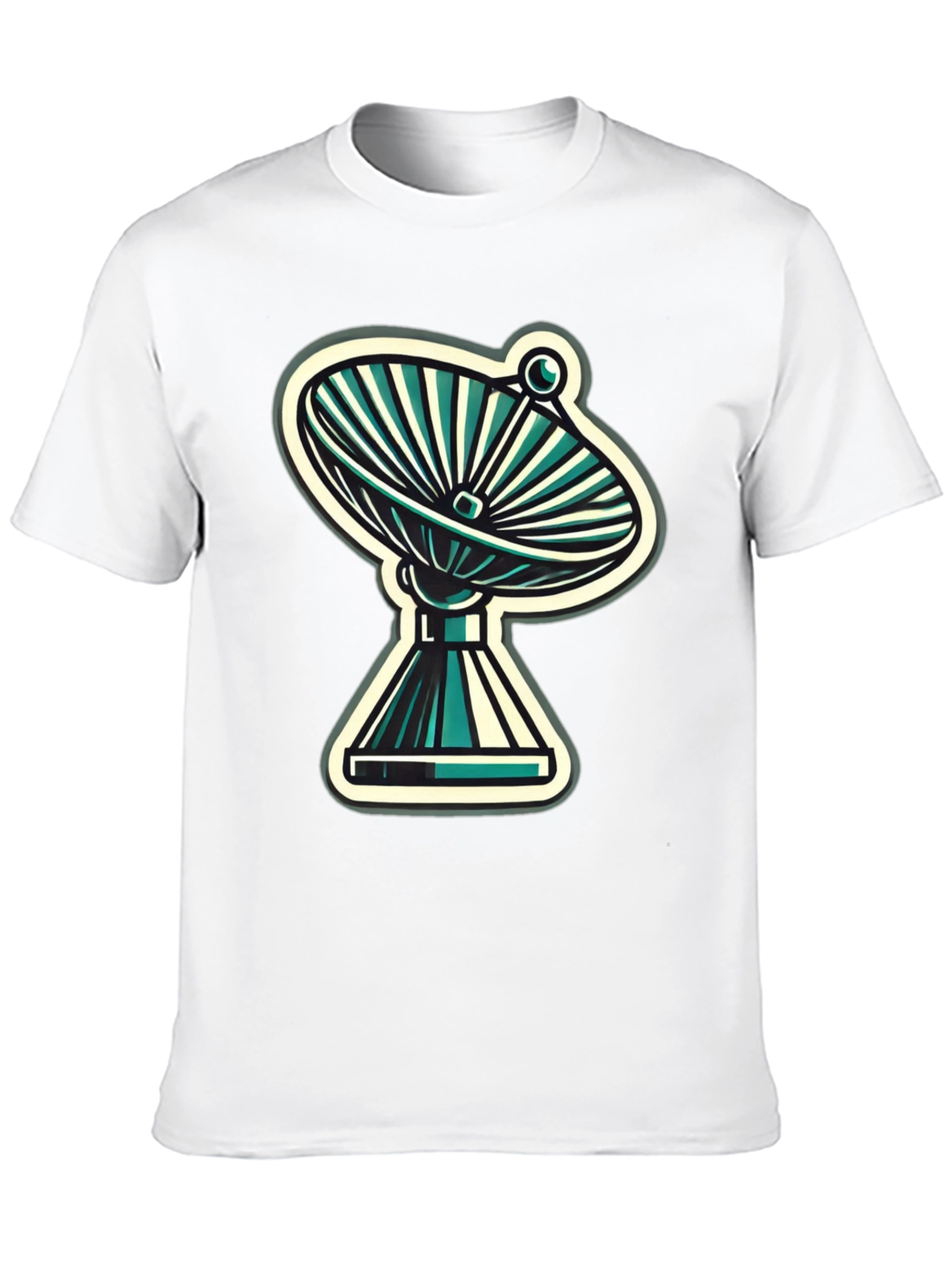 Retro Satellite Dish Graphic Tee