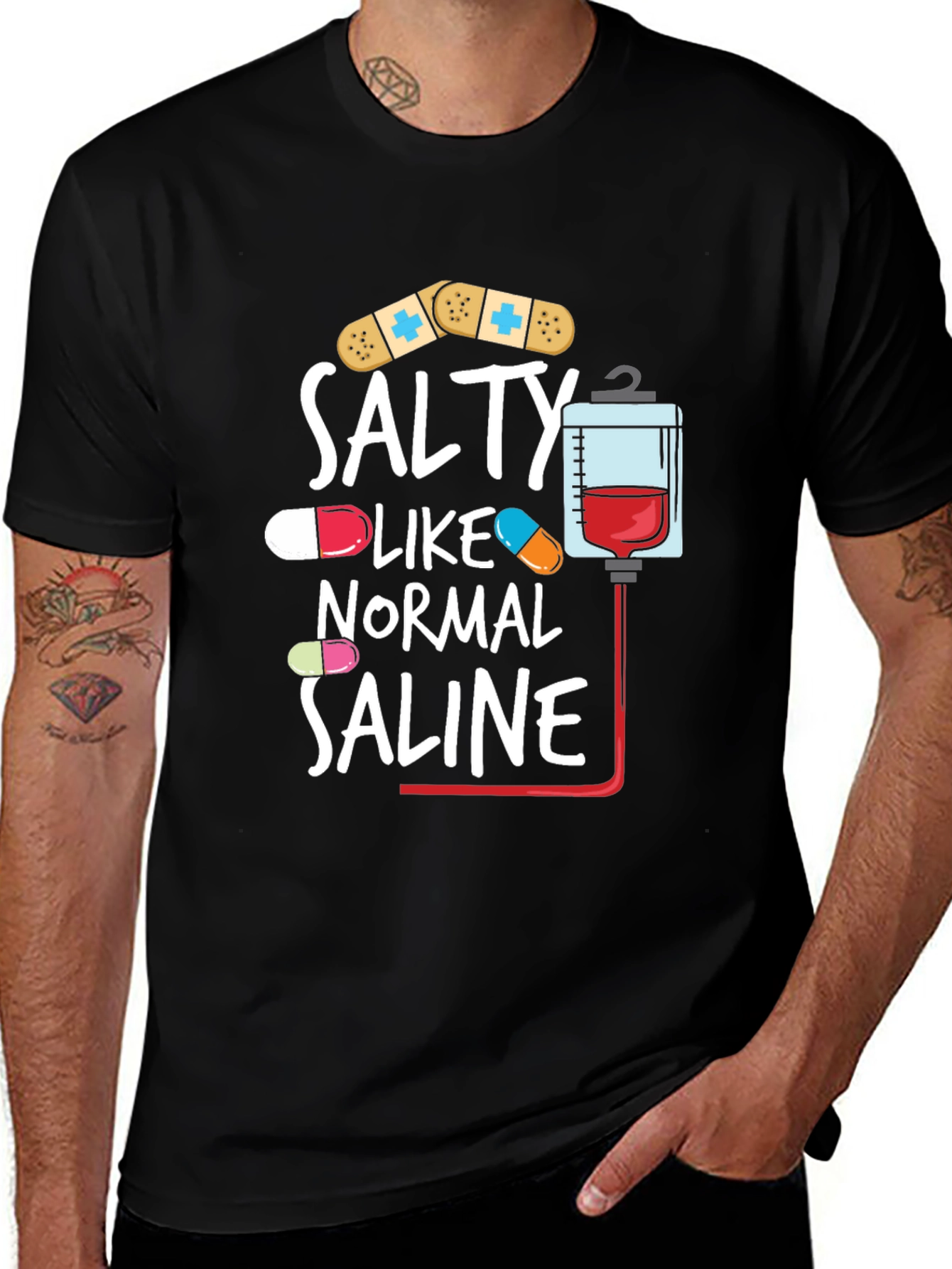 Salty Like Normal Saline Graphic Tee