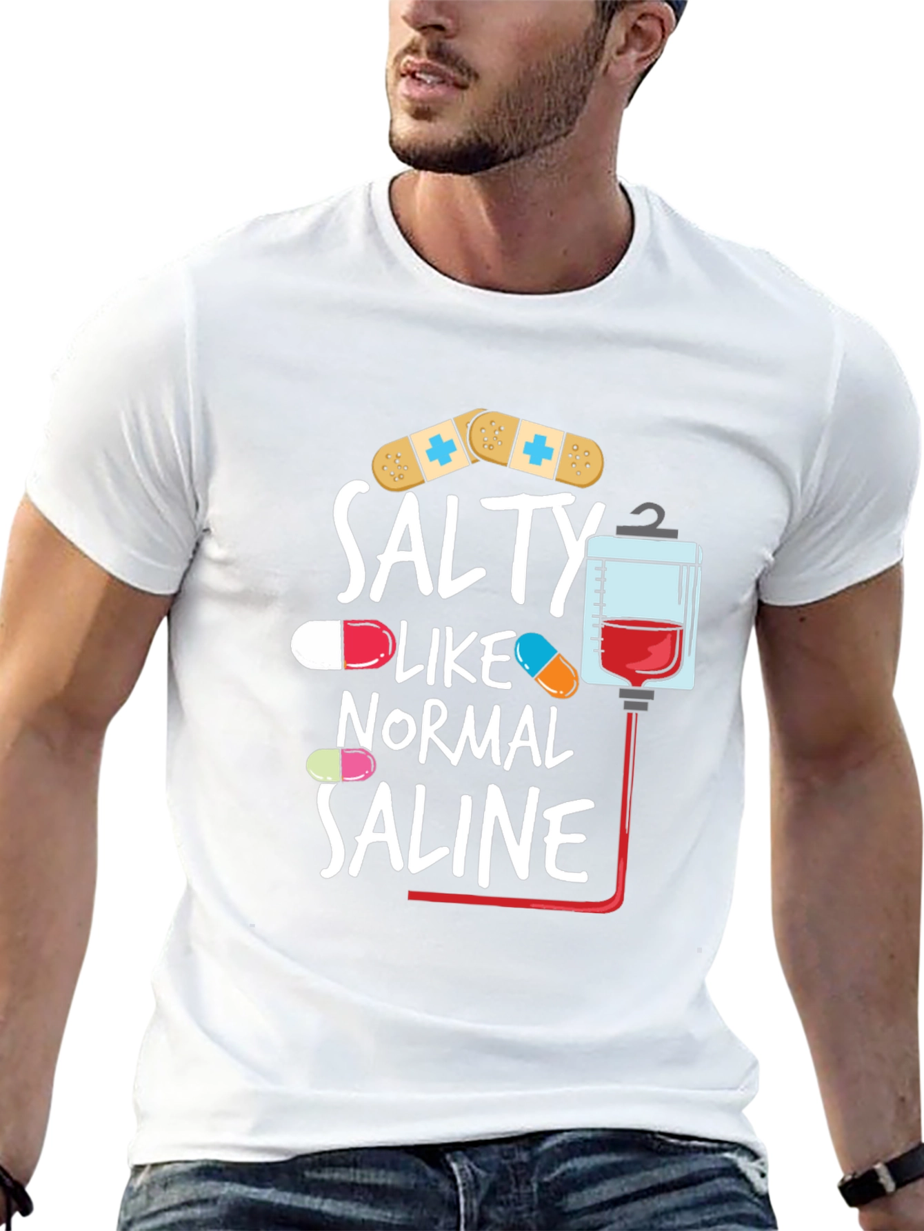 Salty Like Normal Saline Graphic Tee