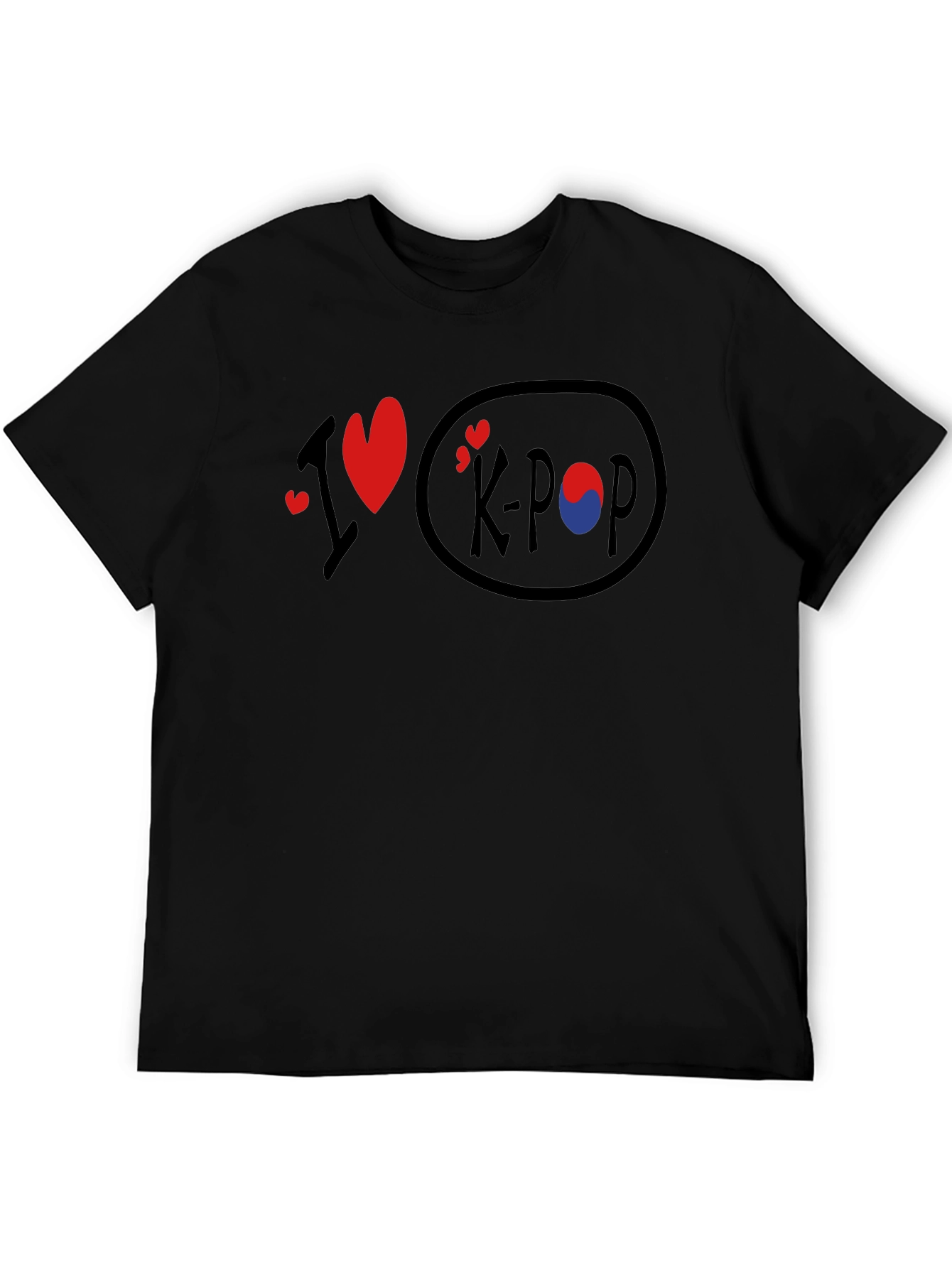 I Heart K-Pop Black T-Shirt