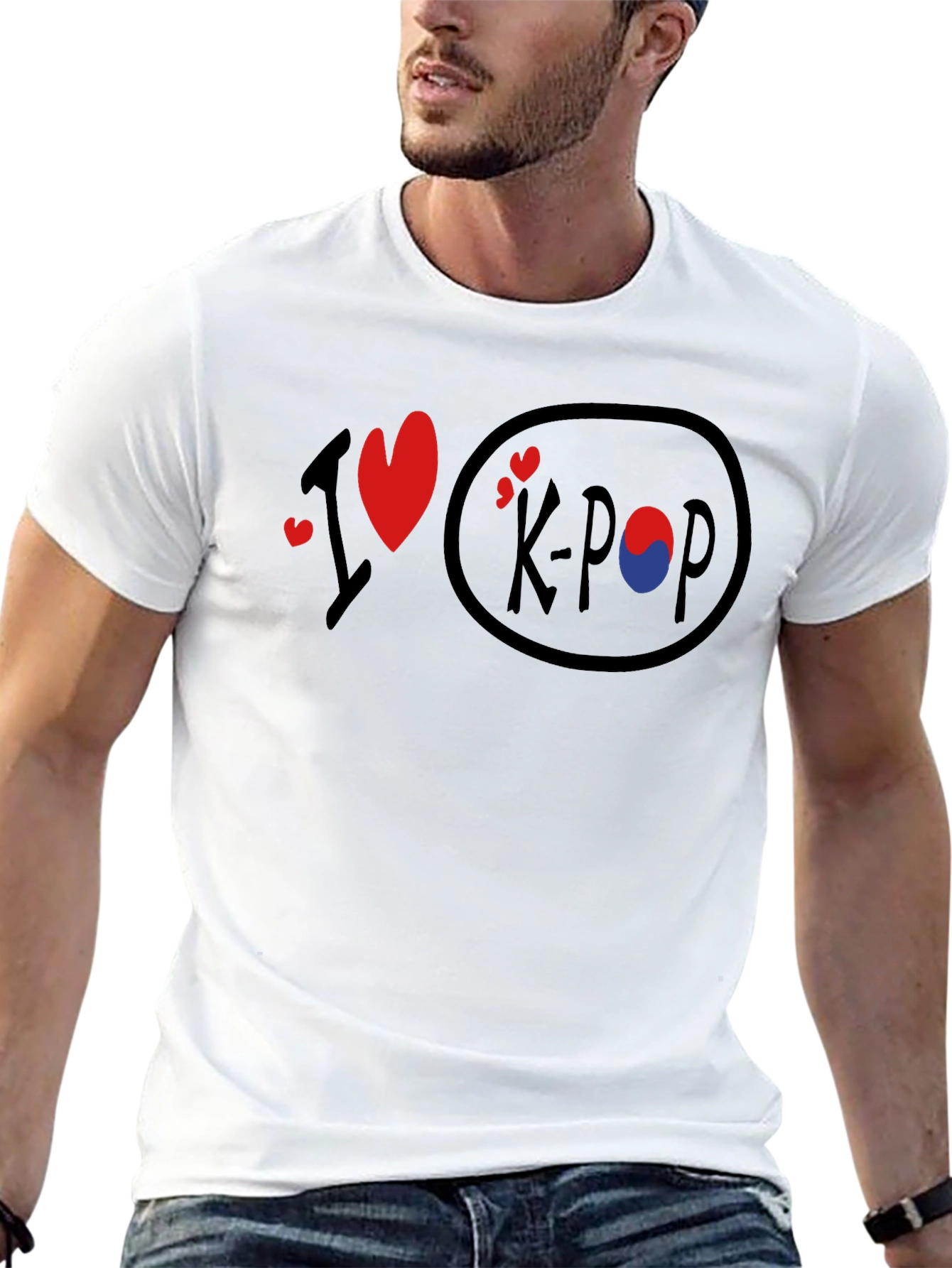 I Heart K-Pop Black T-Shirt