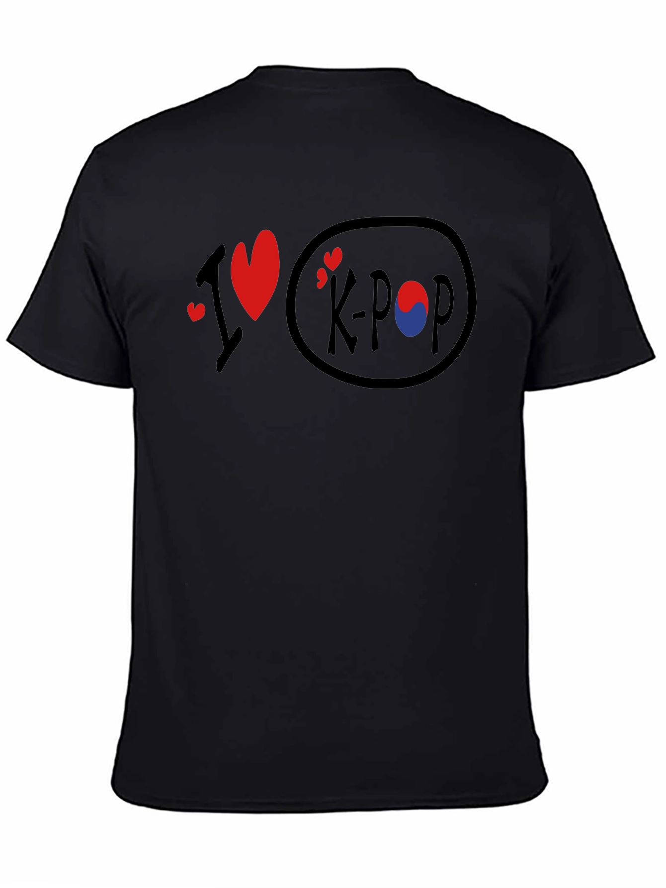 I Heart K-Pop Black T-Shirt